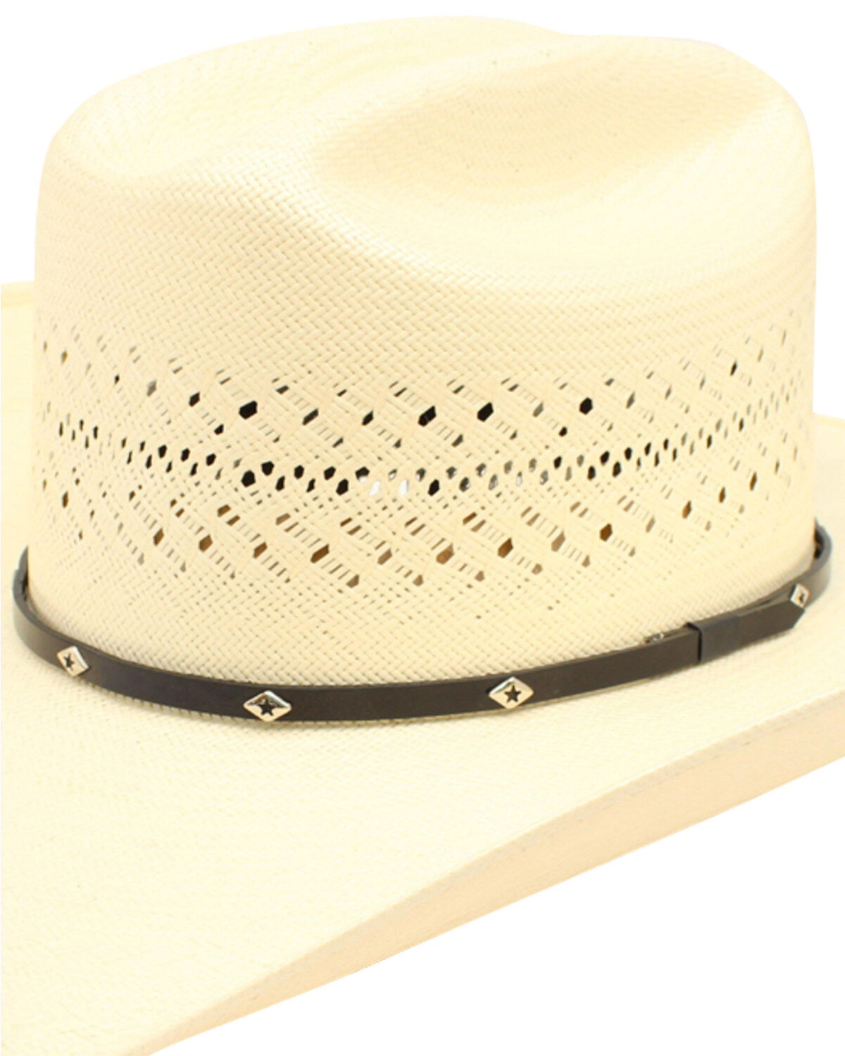Ariat Double S 20X Straw Cowboy Hat, Natural, hi-res