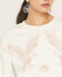 Image #3 - Youth in Revolt Women's Eagle Crew Neck Sweatshirt, Cream, hi-res