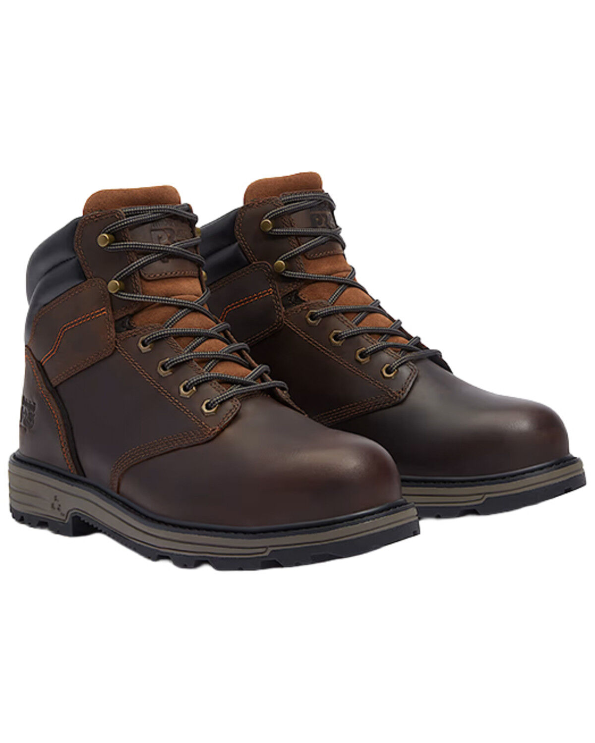 Timberland PRO Men's Titan Tasker 6" Work Boots - Alloy Toe, Dark Brown, hi-res