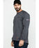 Image #3 - Ariat Men's FR Air Henley Long Sleeve Work Shirt - Tall, Charcoal, hi-res
