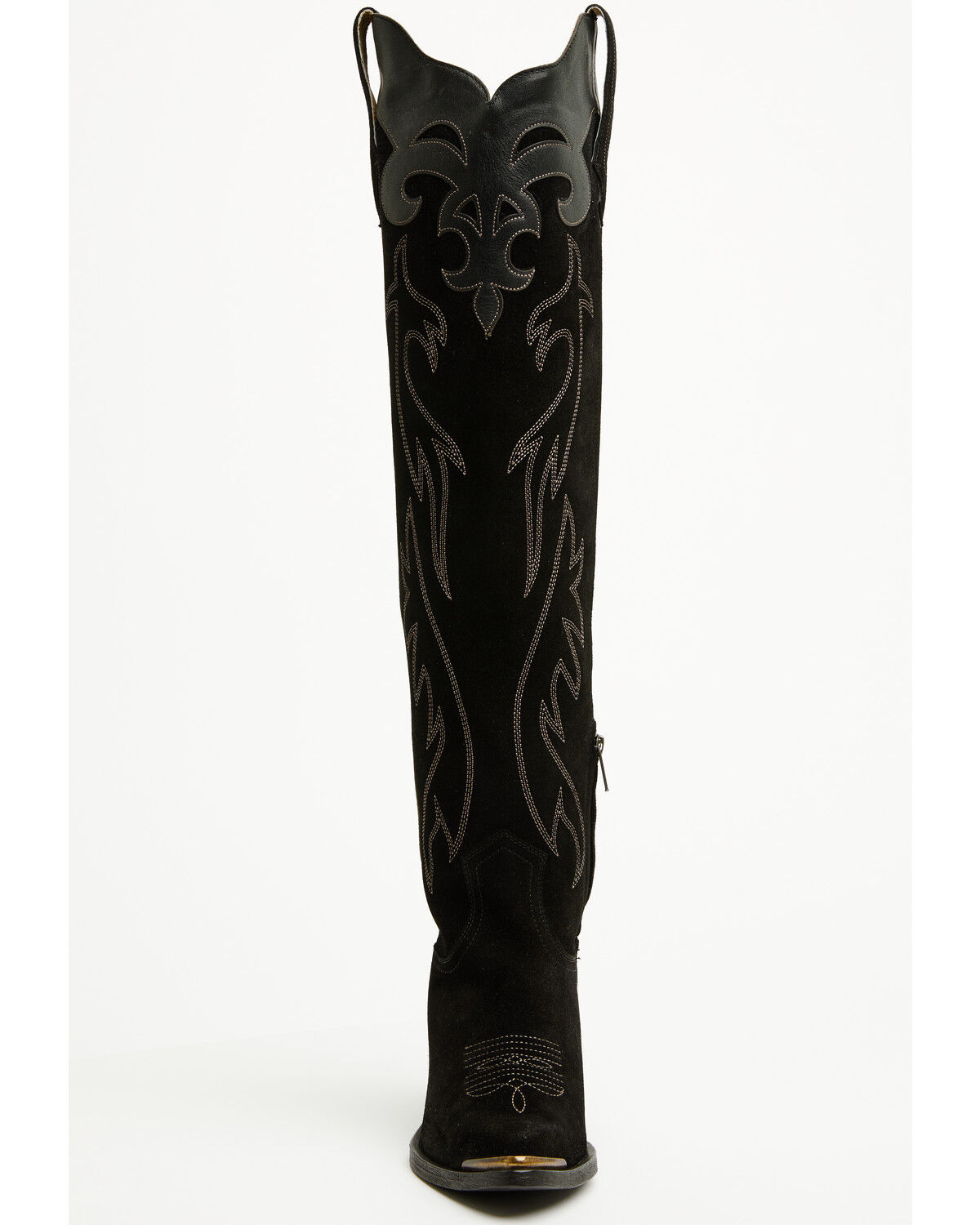 Image #4 - Idyllwind Women's Cordero Suede Tall Western Boots - Round Toe, Black, hi-res