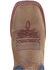 Image #2 - Smoky Mountain Men's Stars and Stripes Performance Western Boots - Broad Square Toe, Distressed Brown, hi-res