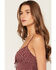 Image #2 - Angie Women's Polka Dot Twist Front Sleeveless Midi Dress, , hi-res