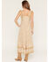 Image #4 - Shyanne Women's Paisley Print Sleeveless High-Low Dress, Taupe, hi-res