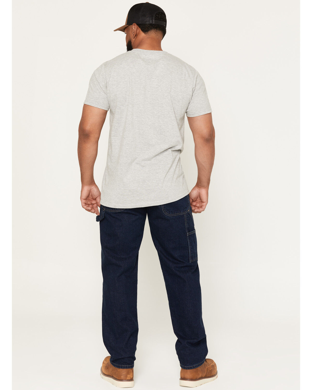Image #3 - Dickies Relaxed Fit Carpenter Jeans, Rinsed, hi-res