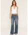 Image #1 - Kimes Ranch Women's Maggie Medium Wash Low Rise Baggie Denim Jeans, Medium Wash, hi-res
