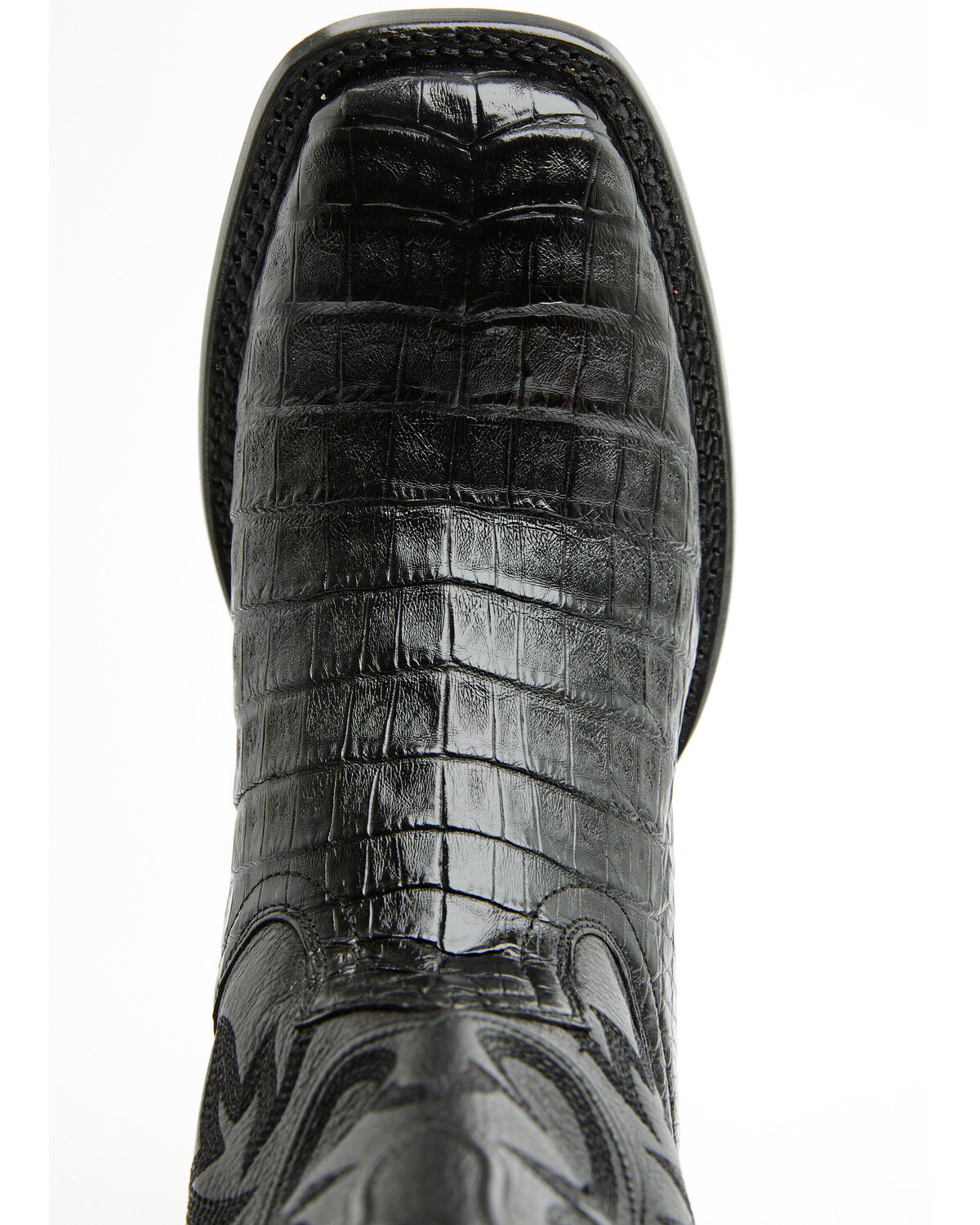Image #6 - Cody James Black 1978&reg; Men's The Hayward Exotic Caiman Belly Western Boots - Broad Square Toe, Black, hi-res
