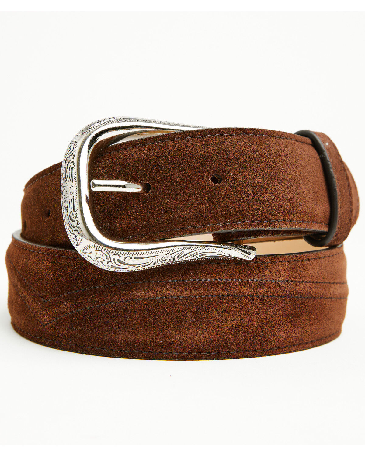 Image #2 - Cody James Black 1978&reg; Men's Monty Suede Belt, Chocolate, hi-res