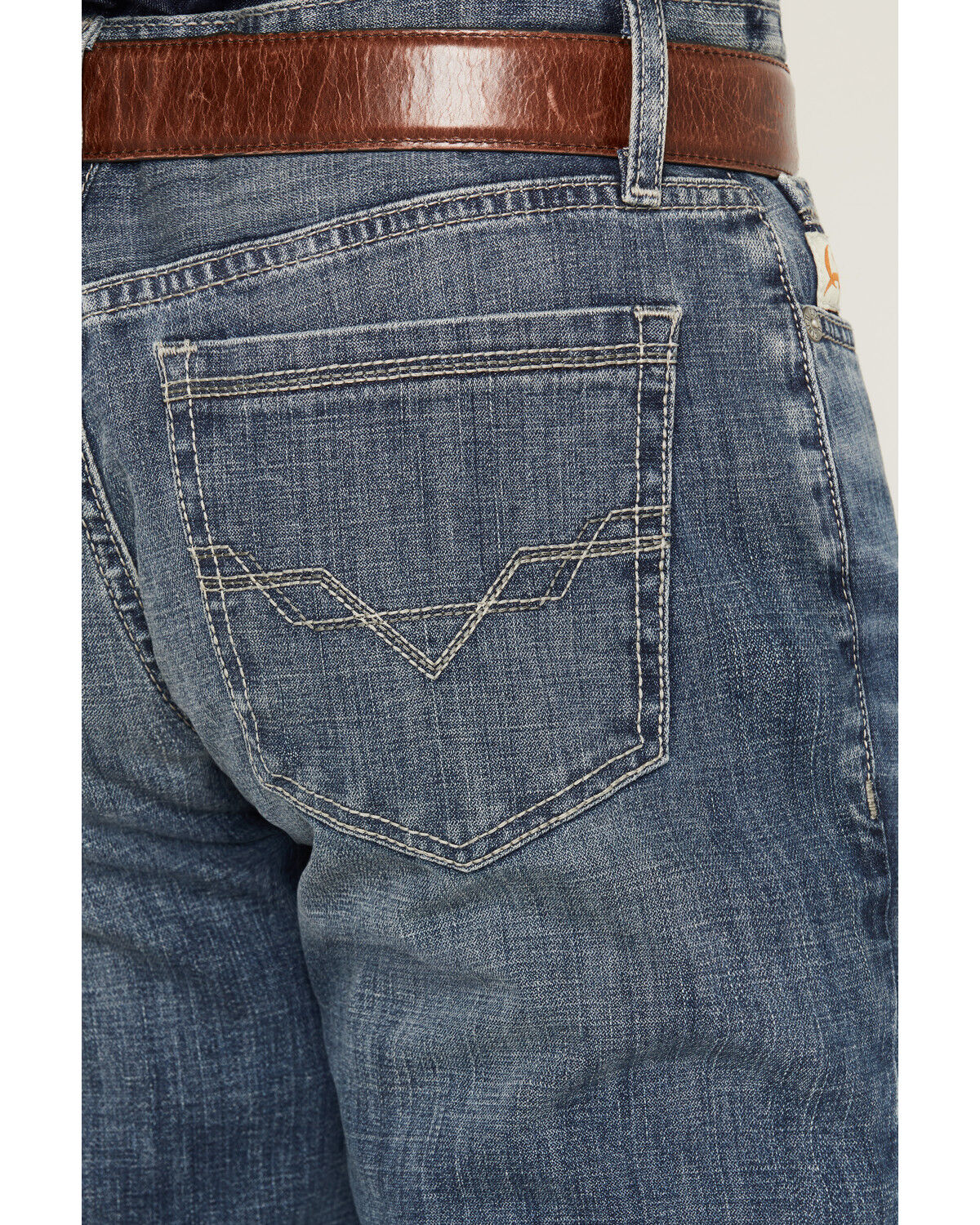 Image #4 - Cinch Men's Ian Medium Wash Slim Bootcut Stretch Denim Jeans, Medium Wash, hi-res
