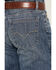 Image #4 - Cinch Men's Ian Medium Wash Slim Bootcut Stretch Denim Jeans, Medium Wash, hi-res