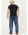 Image #3 - Cinch Men's Blue Label Carpenter Tapered Loose Fit Denim Jeans, Blue, hi-res