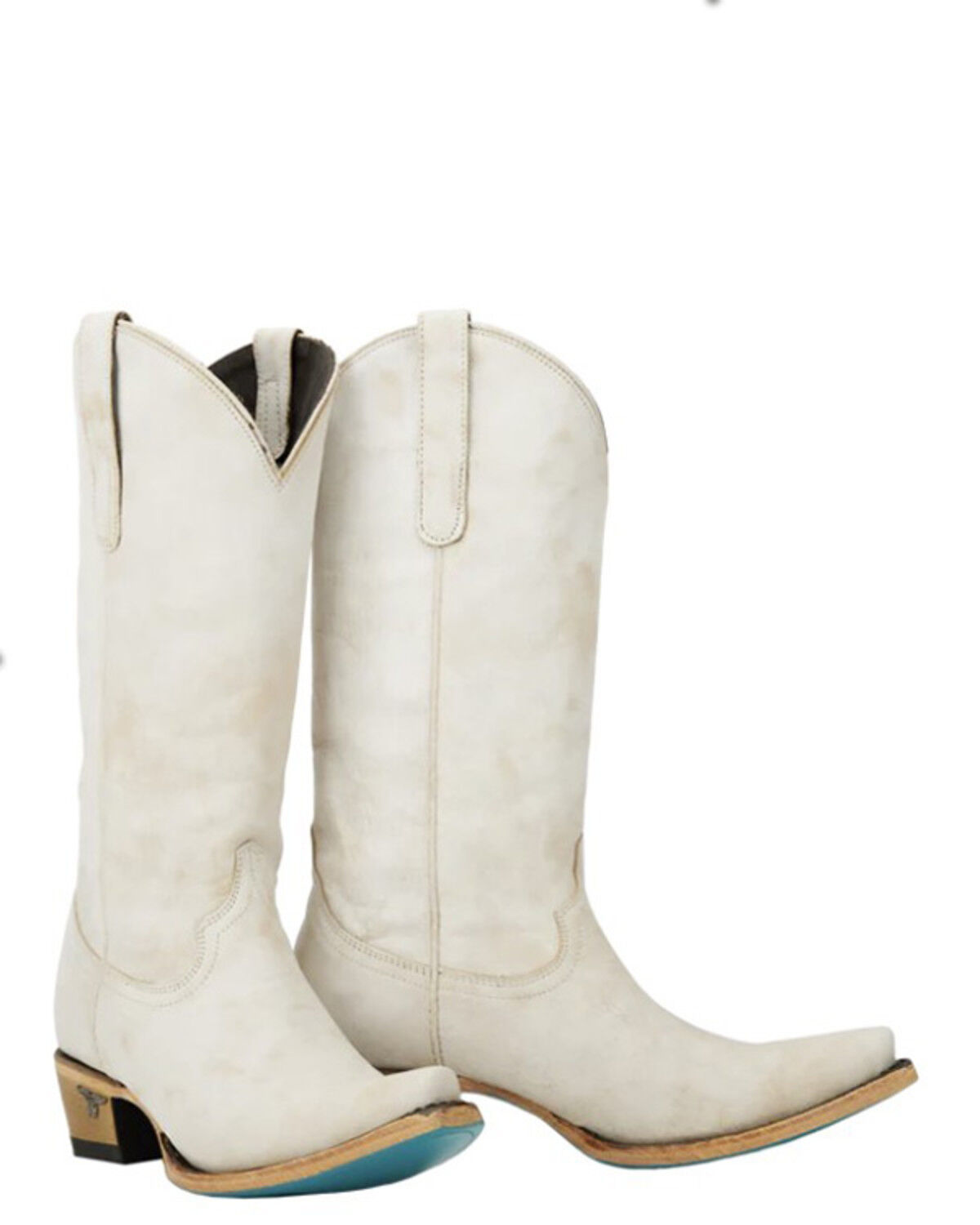 Lane Women's Emma Jane Western Boots - Snip Toe, Ivory, hi-res