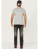 Image #1 - Brothers and Sons Men's Montana Wash Tucker Slim Straight Stretch Denim Jeans, Black, hi-res