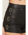 Image #2 - Idyllwind Women's Ellie High Rise Concho Trim Coated Shorts, Black, hi-res