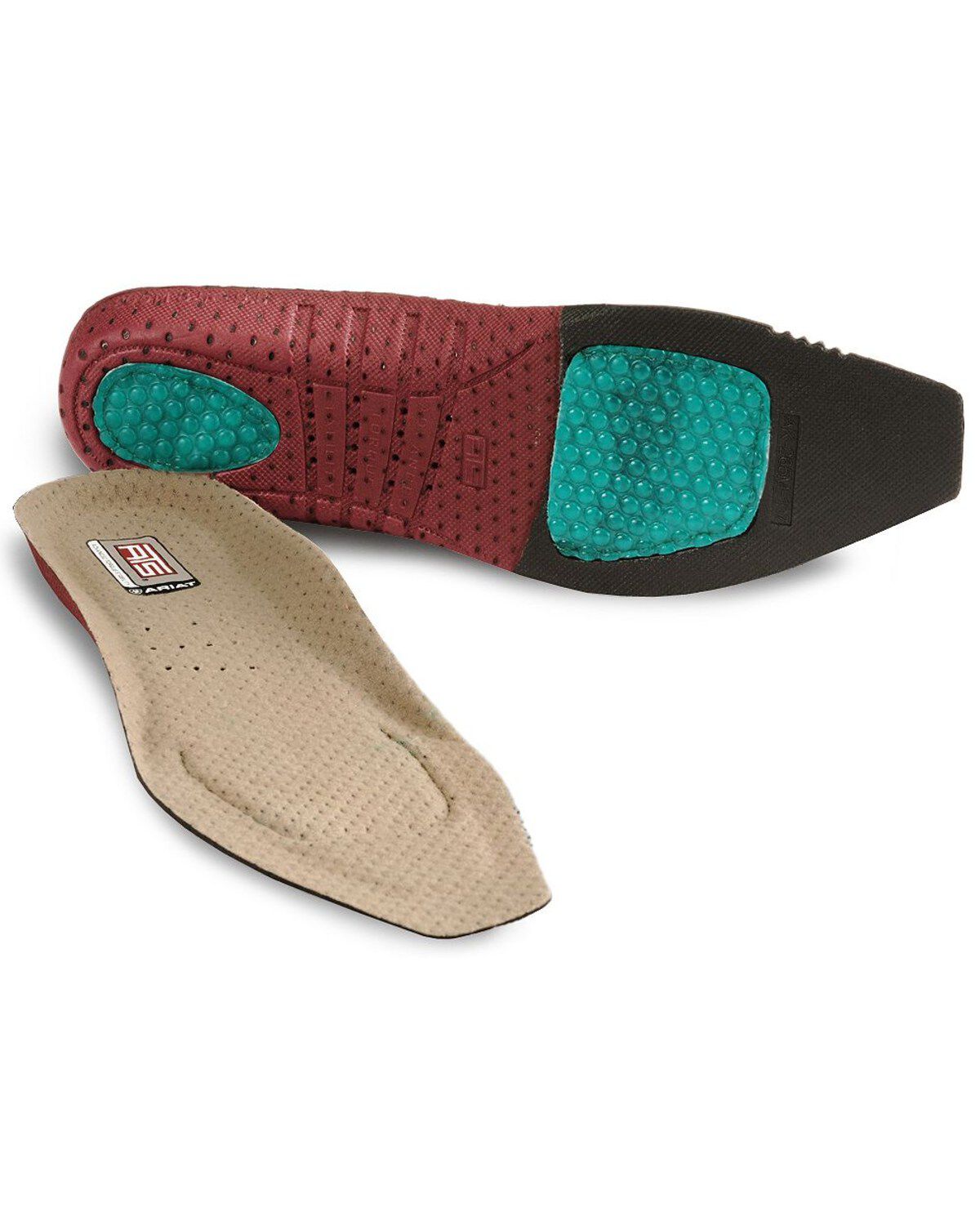 Image #1 - Ariat Men's ATS Square Toe Insoles, Multi, hi-res