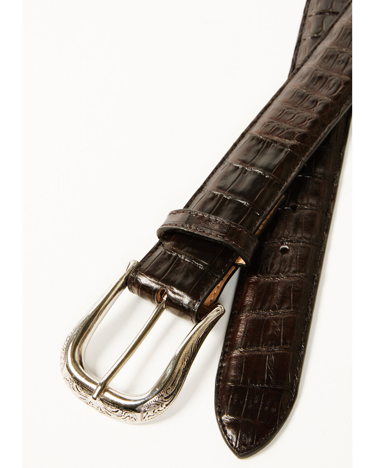 Image #2 - Cody James Black 1978&trade; Men's Exotic Caiman Belt, Chocolate, hi-res