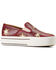 Image #1 - Ariat Women's Skylar Star Slip-On Casual Shoes, Cherry, hi-res