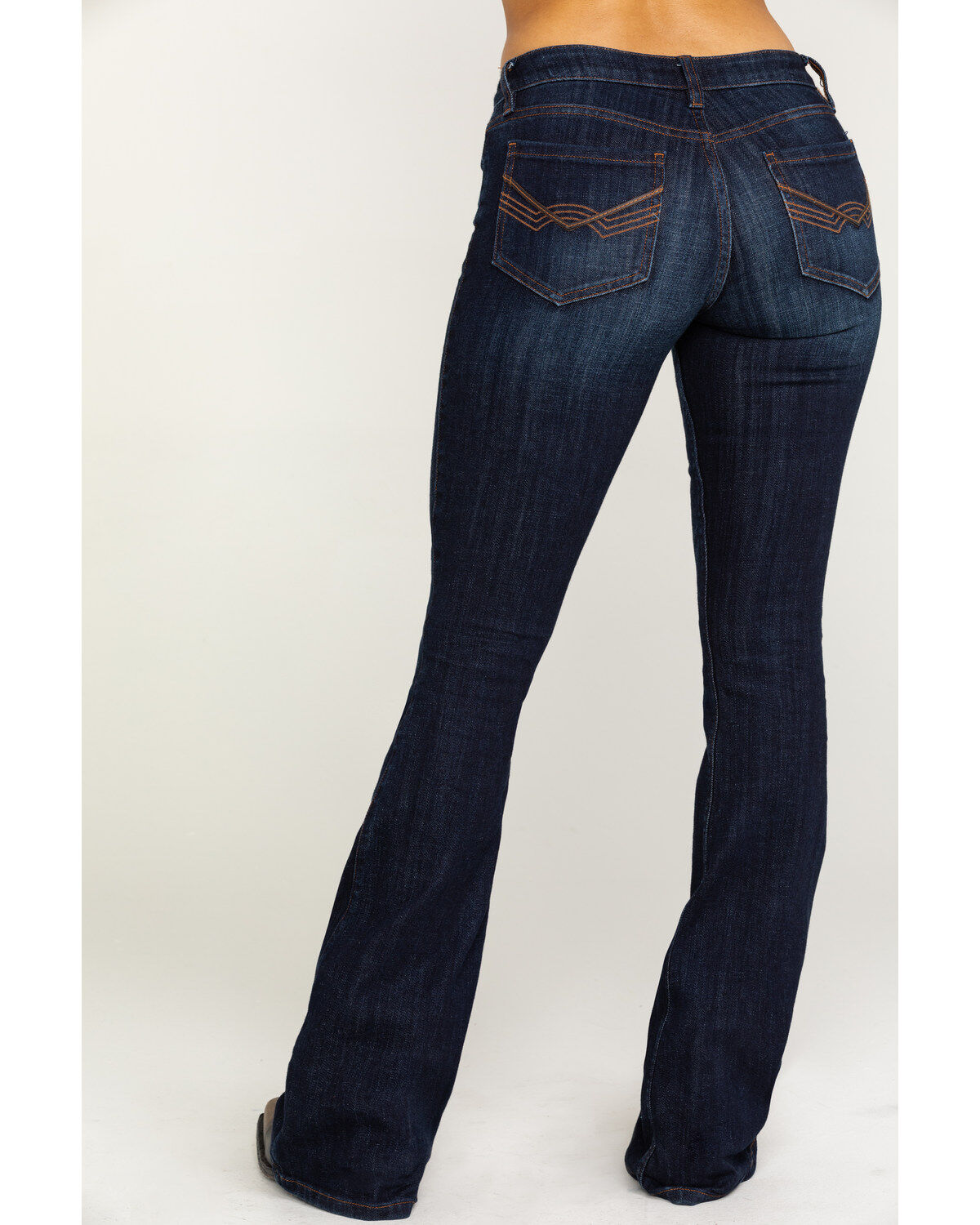 Image #4 - Idyllwind Women's Rebel Mid Rise Bootcut Stretch Denim Jeans, Blue, hi-res