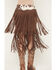 Image #4 - Shyanne Women's Raven Cow Print Faux Suede Fringe Mini Skirt, Brown, hi-res