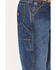 Image #2 - Cinch Men's Blue Label Carpenter Tapered Loose Fit Denim Jeans, Blue, hi-res