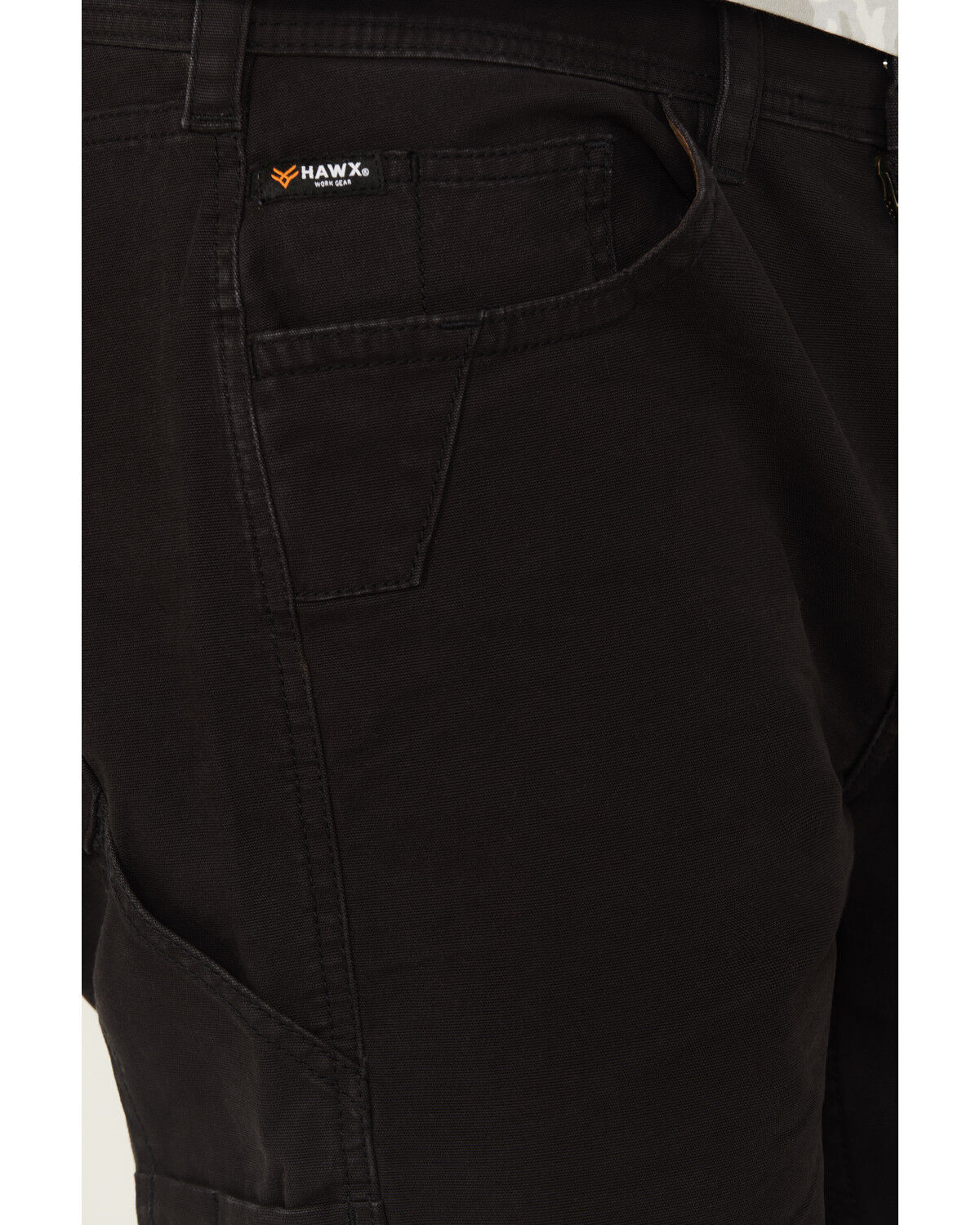 Image #2 - Hawx Men's Auger Brushed Duck Stretch Canvas Pants - Big, Black, hi-res