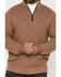 Image #3 - Cody James Black 1978&reg; Men's Parker Solid 1/4 Zip Pullover Sweater, Camel, hi-res