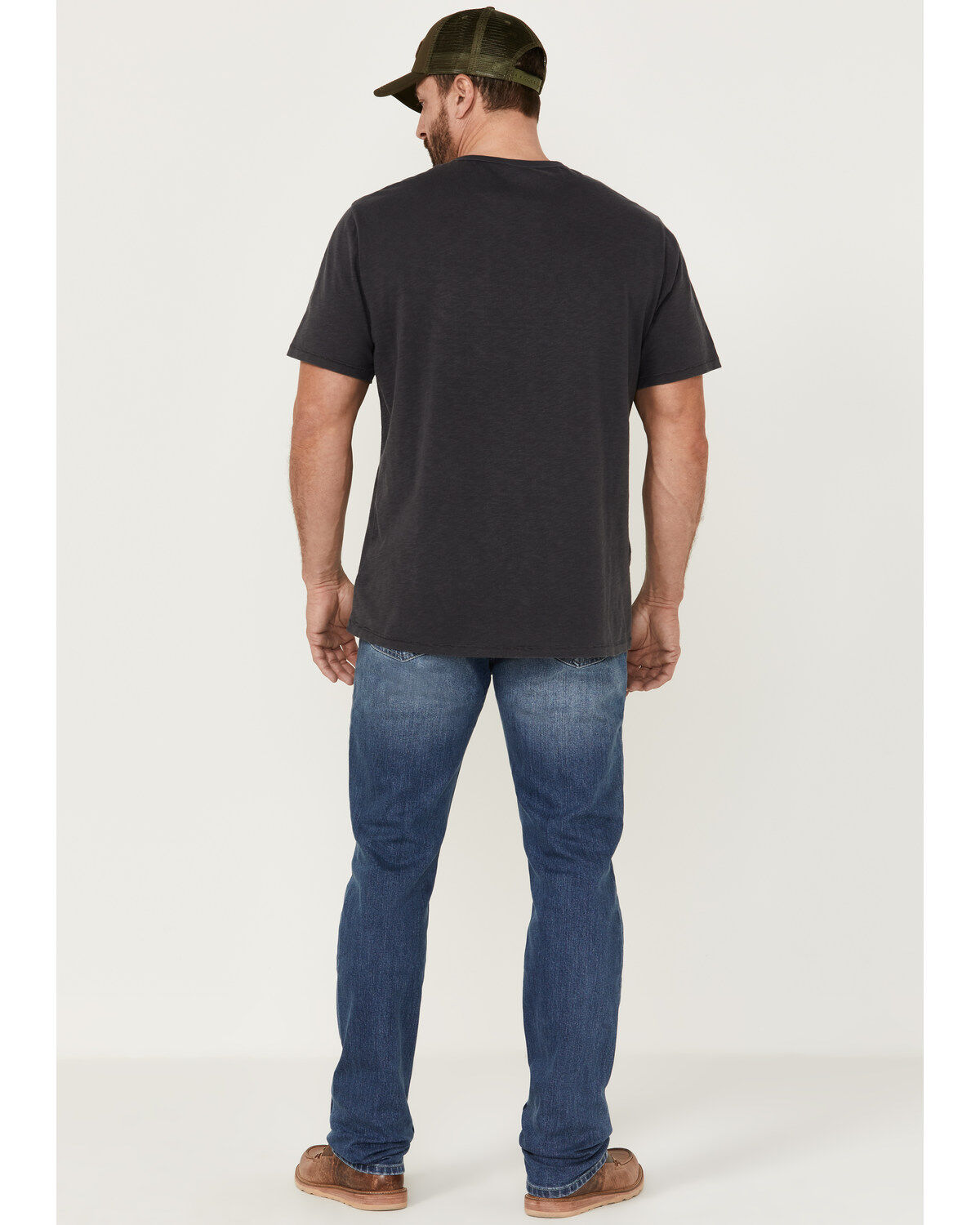 Image #3 - Brothers and Sons Men's Backcountry Wash Tucker Slim Straight Stretch Denim Jeans, Light Medium Wash, hi-res