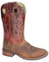Image #1 - Smoky Mountain Timber Western Boots - Broad Square Toe, Brown, hi-res