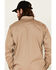 Image #5 - Ariat Men's FR Solid Long Sleeve Button Down Twill Work Shirt - Big, Beige/khaki, hi-res