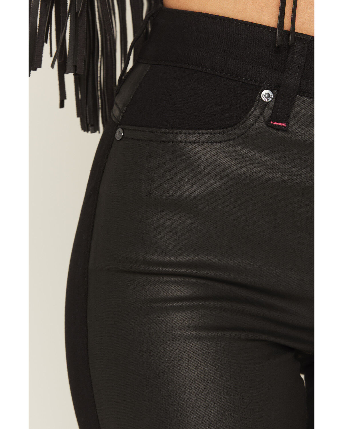 Image #2 - Idyllwind Women's Ashton Legend High Rise Coated Stretch Denim Jeans, Black, hi-res