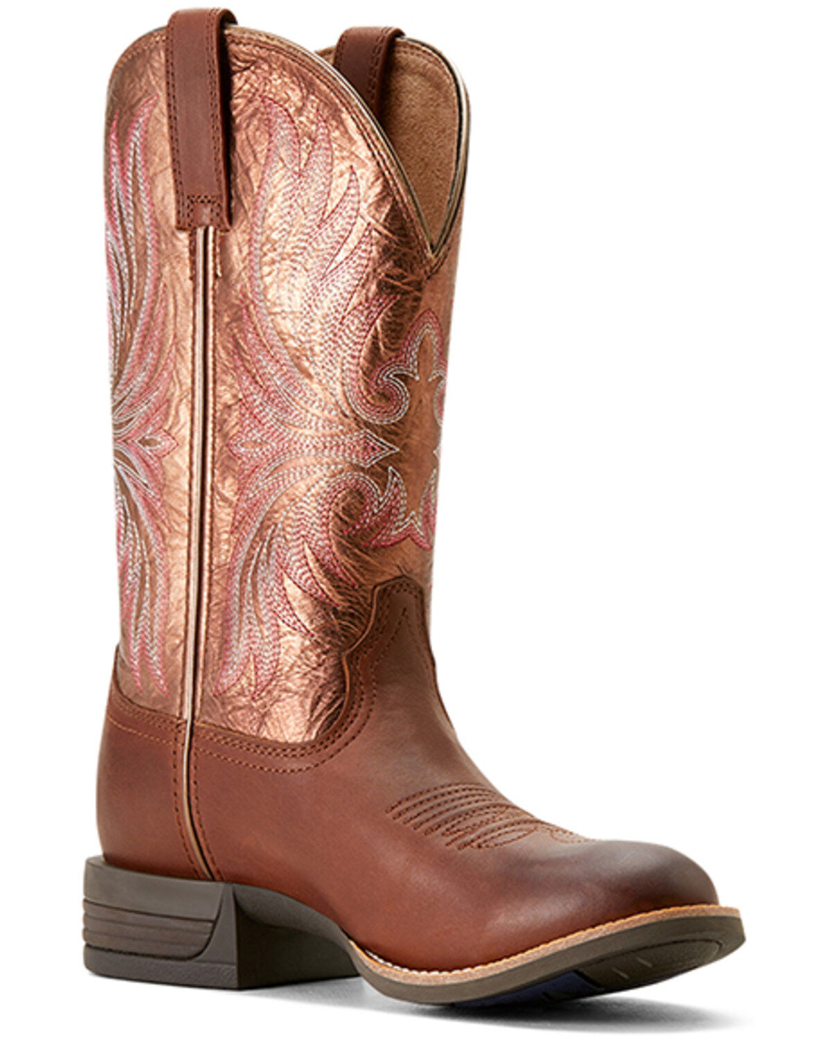 Ariat Women's Ranahan Performance Western Boots - Round Toe, Brown, hi-res