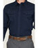 Image #3 - Cody James Men's FR Medora Solid Long Sleeve Snap Work Short, Navy, hi-res