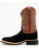 Image #3 - Justin Men's Alamo Roughout Performance Western Boots - Broad Square Toe, Black, hi-res