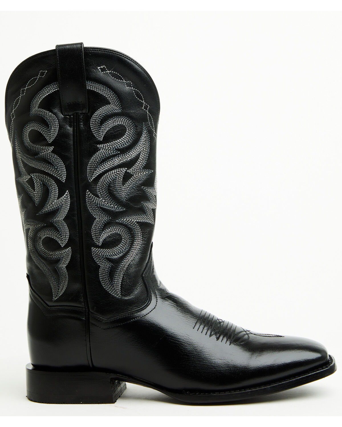 Image #2 - Dan Post Men's Remington Tall Western Boots - Square Toe, Black, hi-res