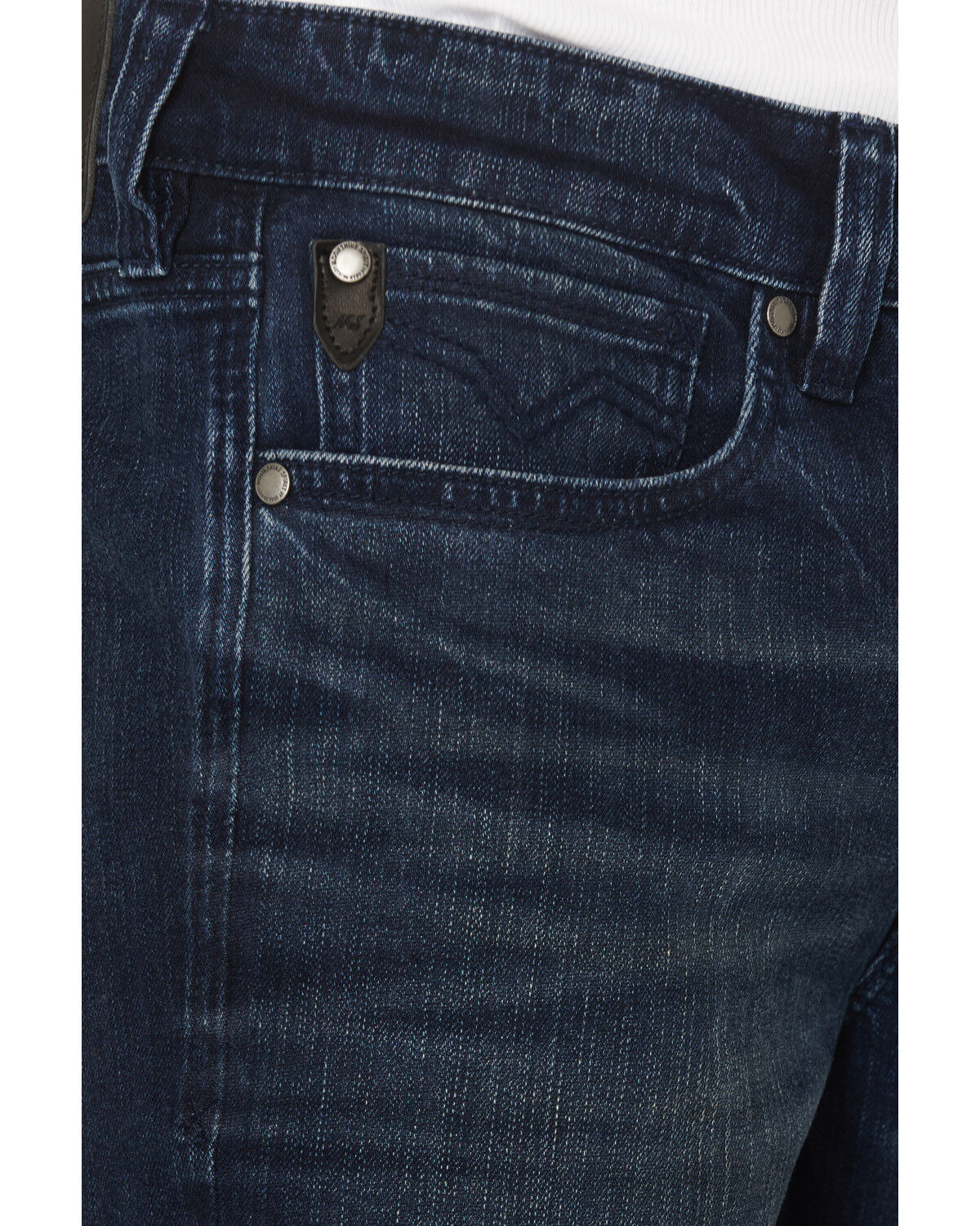 Image #2 - Moonshine Spirit&reg; Men's Dallas Wash Decker Slim Straight Stretch Denim Jeans, Dark Wash, hi-res