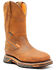 Image #1 - Hawx Men's ASE7 Radian Waterproof Western Work Boots - Composite Toe, Brown, hi-res