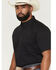 Image #2 - Cody James Men's Basic Solid Short Sleeve Button-Down Stretch Western Shirt - Big, Black, hi-res