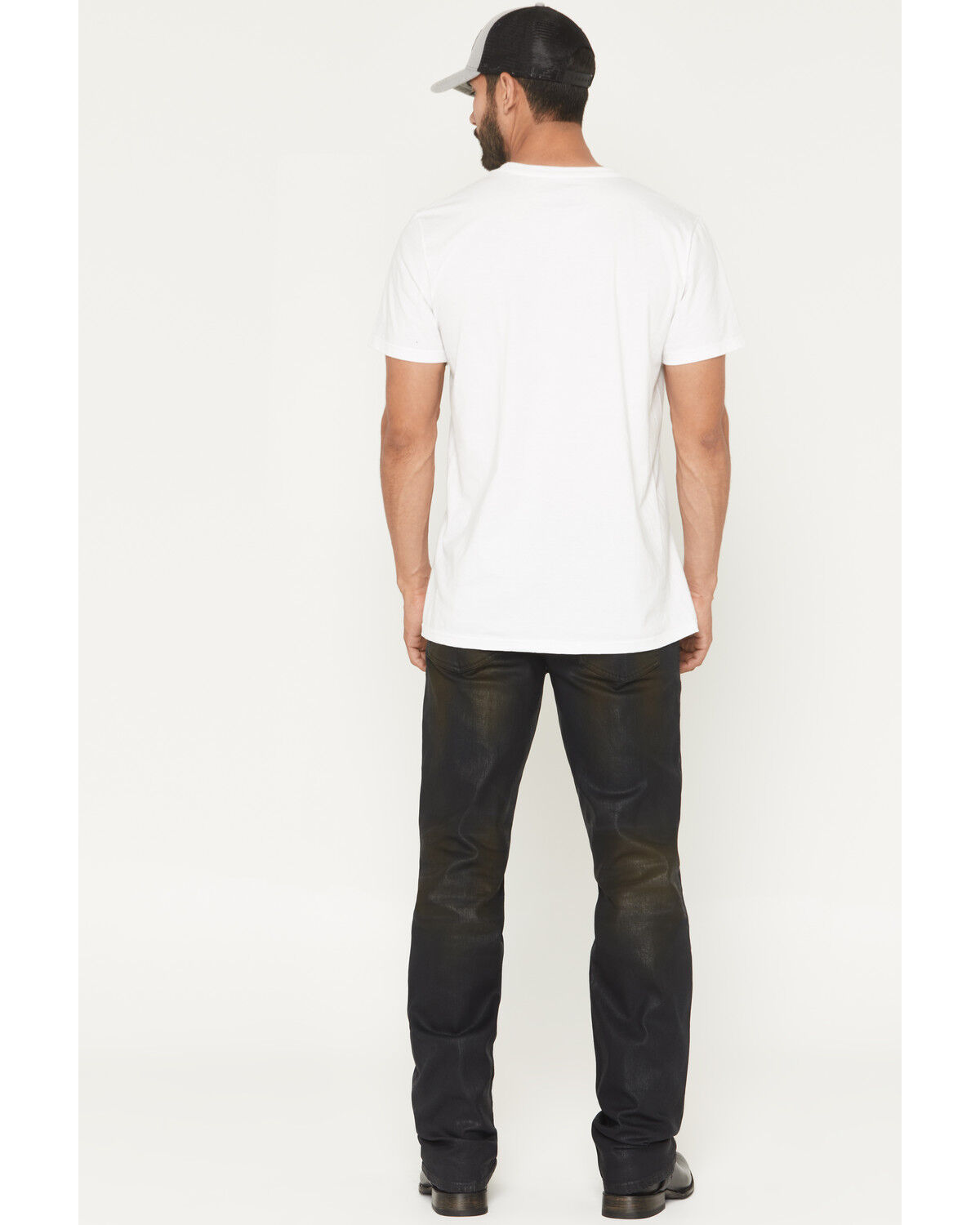 Image #3 - Moonshine Spirit&reg; Men's Rosco Wash Decker Slim Straight Stretch Denim Jeans, Black, hi-res