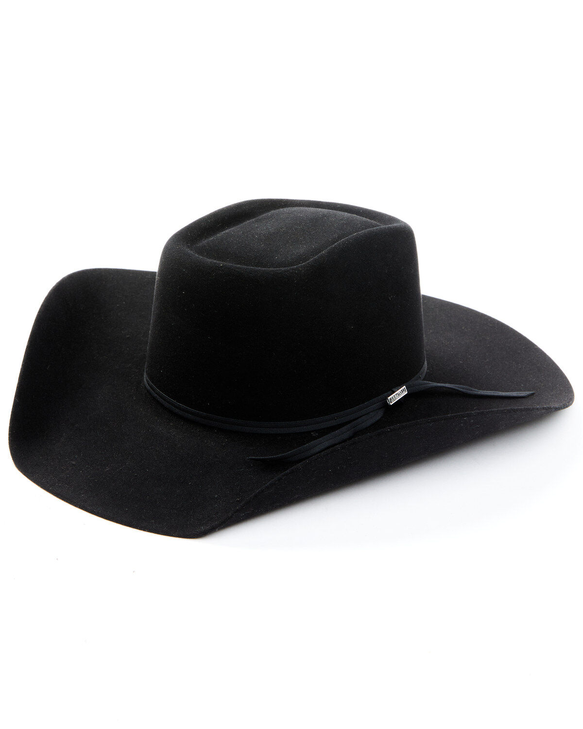 Image #1 - Serratelli 6X Cattleman Fur Felt Cowboy Hat, Black, hi-res