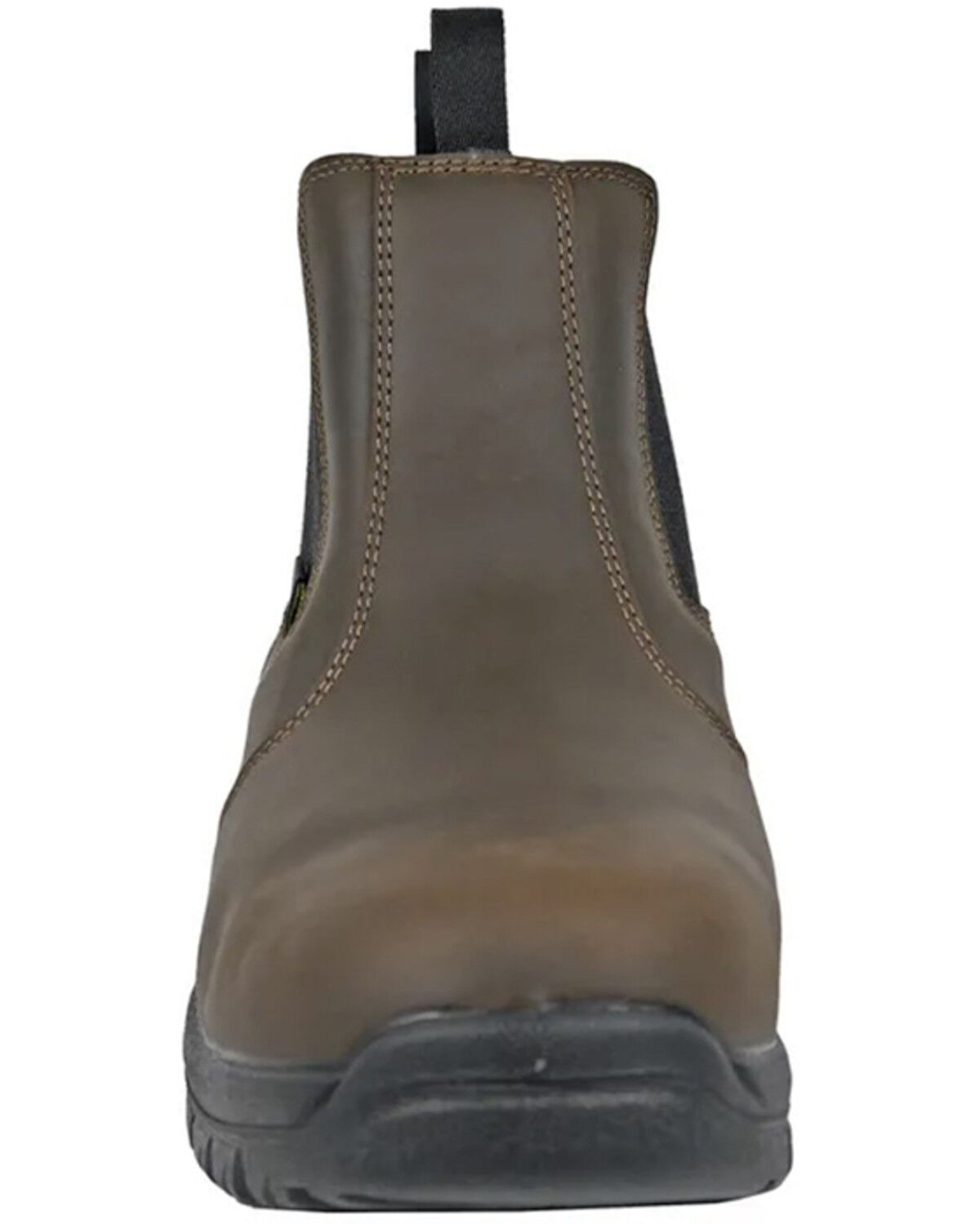 Image #4 - Hoss Men's Met Guard Waterproof Chelsea Work Boots - Composite Toe, Brown, hi-res