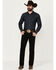 Image #1 - Cody James Men's Midnight Wash Jackson Slim Straight Stretch Denim Jeans, Black, hi-res