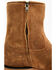 Image #9 - Moonshine Spirit&reg; Men's 8" Pancho Roughout Zipper Western Boots - Round Toe, Brown, hi-res