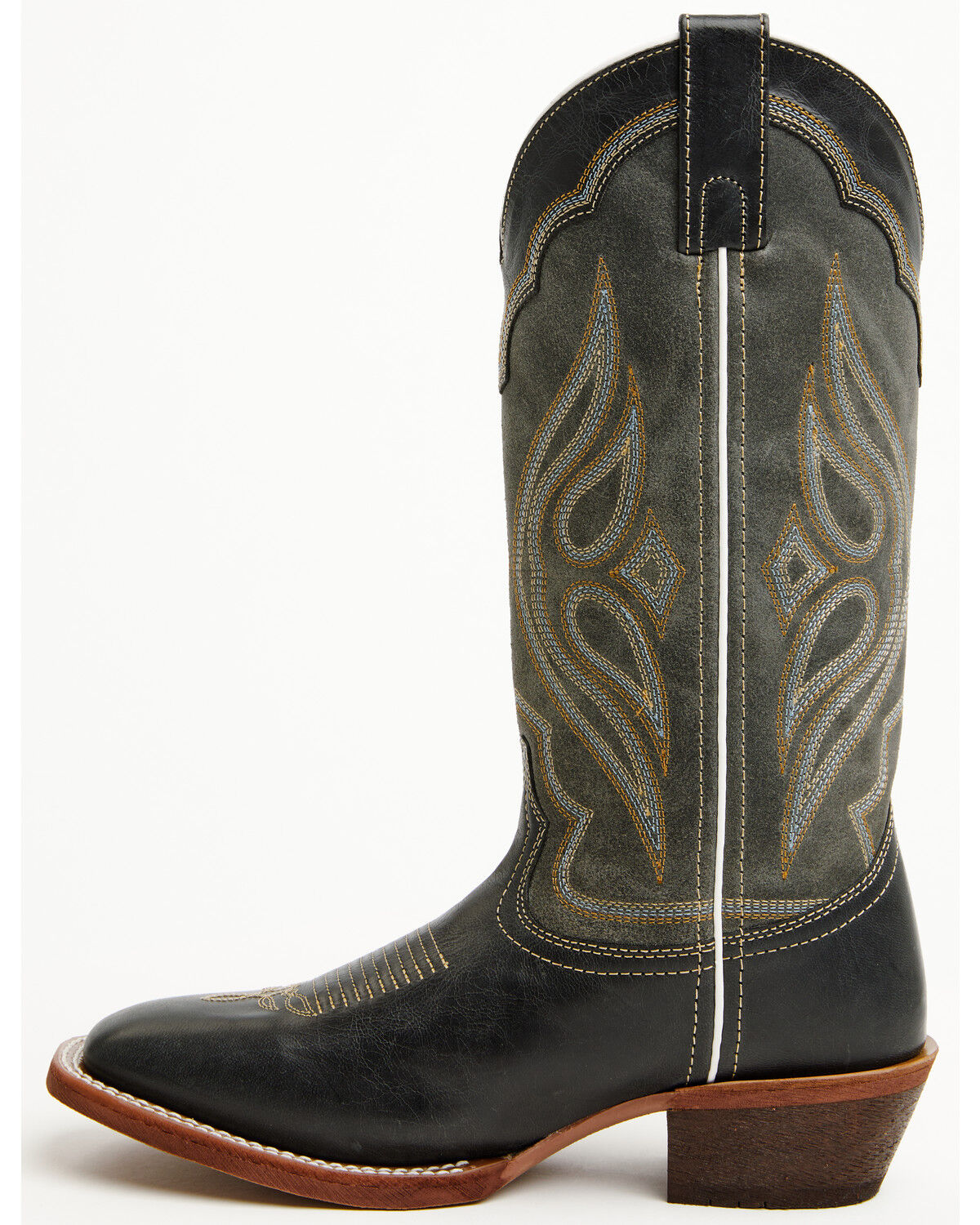Image #3 - Laredo Women's Irone Belle Performance Western Boots - Square Toe, Navy, hi-res