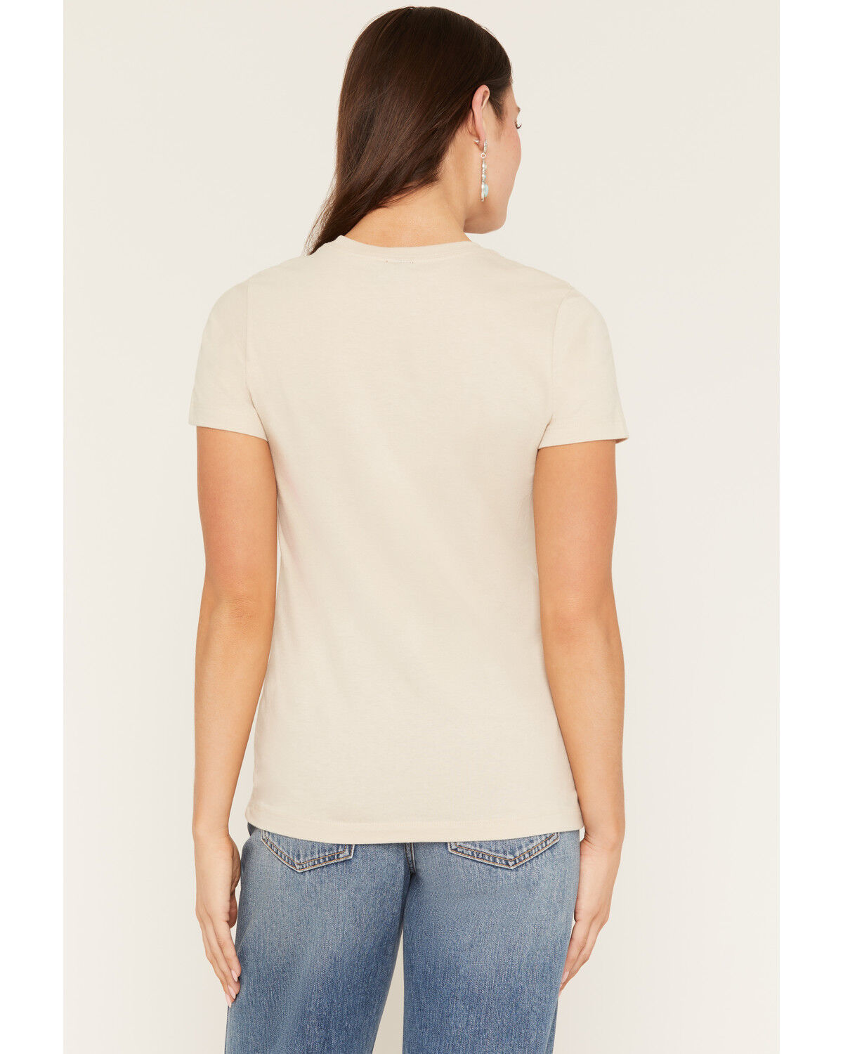 Image #4 - Day Women's Old West Slim Fit Graphic Tee, Cream, hi-res