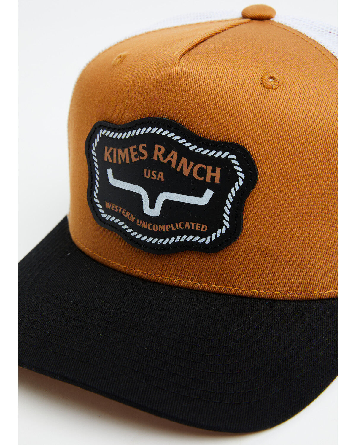 Image #2 - Kimes Ranch Men's Hawkins Logo Patch Ball Cap, Brown, hi-res
