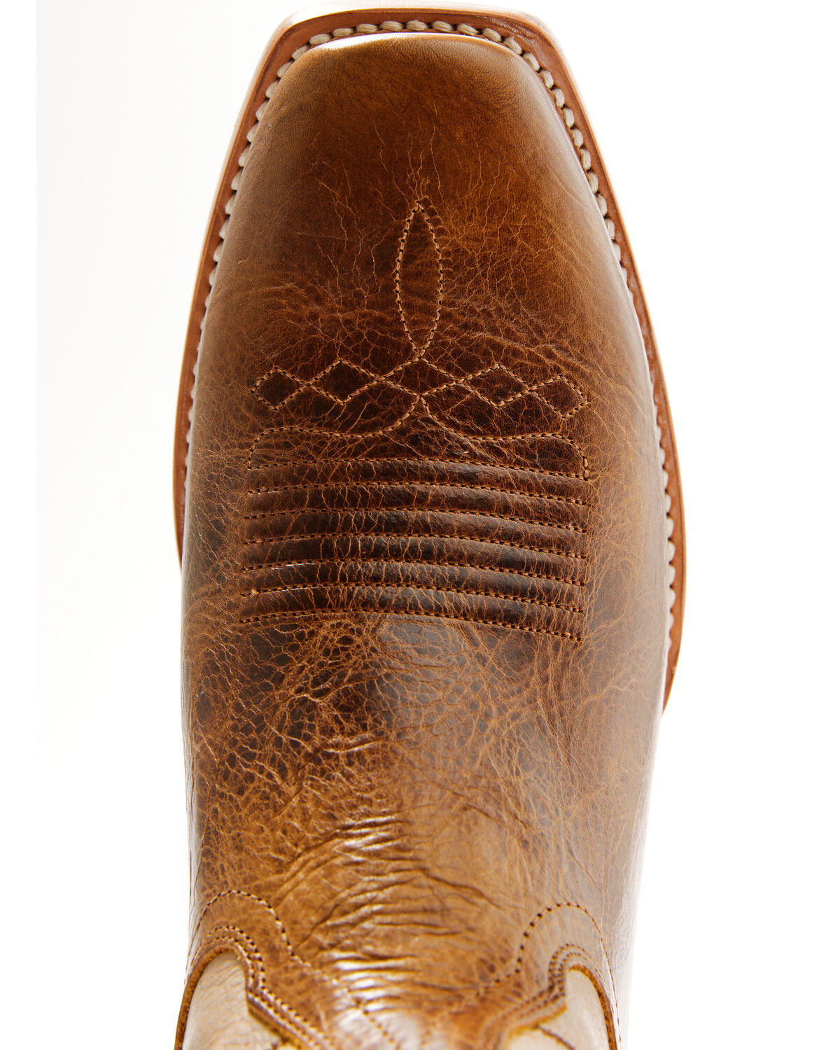 Image #6 - Moonshine Spirit&reg; Men's Showtime Inlay Western Boots - Square Toe, Tan, hi-res