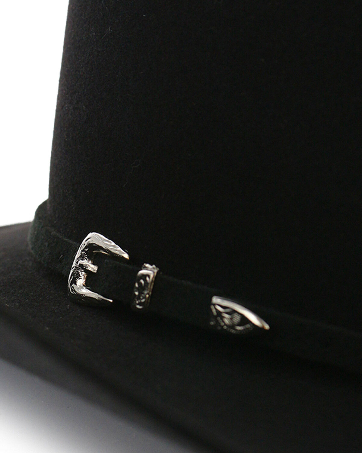Image #6 - Rodeo King Men's Brick 5X Felt Cowboy Hat, Black, hi-res