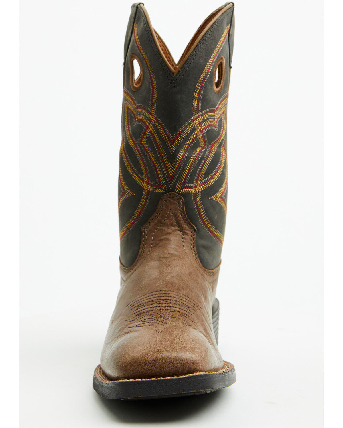 Image #4 - Justin Men's Stampede Lubbock Performance Western Boots - Broad Square Toe, Brown, hi-res