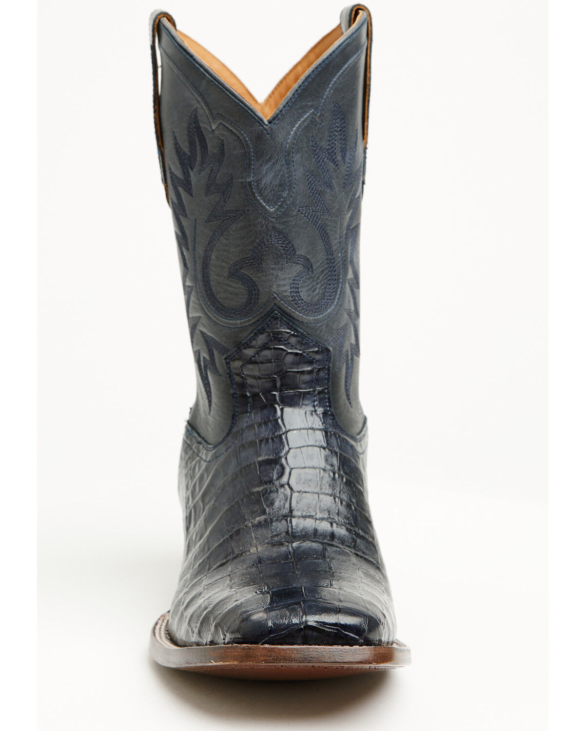Image #4 - Cody James Black 1978&reg; Men's The Hayward Exotic Caiman Western Boots - Broad Square Toe, Navy, hi-res