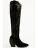 Image #2 - Idyllwind Women's Cordero Suede Tall Western Boots - Round Toe, Black, hi-res